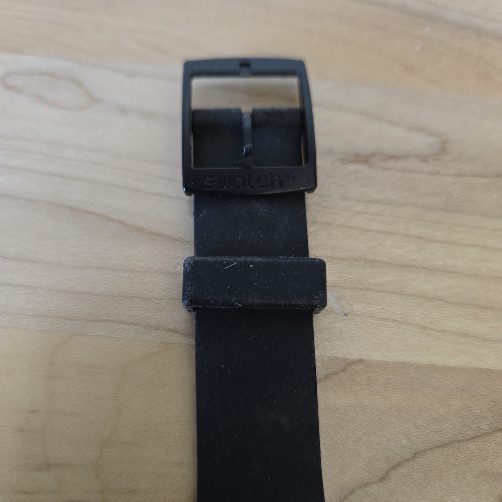 Swatch Blue and Black Smartwatch - Picture 4 of 10